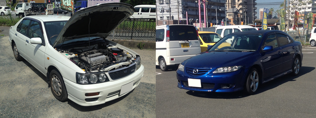 ブルーバードとアテンザ スポーツ MT23S